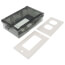 1-Gang Weatherproof Low Profile In-and-Out Vertical In-Use Cover (Clear)