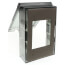 1-Gang Weatherproof Low Profile In-and-Out Vertical In-Use Cover (Clear)