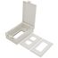 1-Gang Weatherproof Low Profile In-and-Out Vertical In-Use Cover (White)