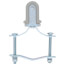 Porcelain Wire Holder with Steel Clip