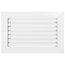 30" x 6" (Wall Opening Size) Extruded Aluminum Return Grille (RH45 Series)