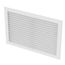 14" x 8" (Wall Opening Size) Extruded Aluminum Return Grille (RH45 Series)