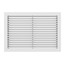 16" x 16" (Wall Opening Size) Extruded Aluminum Return Grille (RH45 Series)
