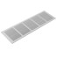 24" x 8" (Wall Opening Size) Extruded Aluminum Return Grille (RH45 Series)