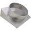 10" Aluminum Fresh Air Inlet Wall Cap