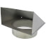 10" Aluminum Fresh Air Inlet Wall Cap