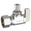 1/2" Nom Comp (5/8" OD) x 1/4" OD Comp Angle Supply Stop, Lead Free (Chrome Plated)
