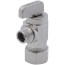 1/2" Nom Comp (5/8" OD) x 3/8" OD Comp Angle Supply Stop, Lead Free (Chrome Plated)