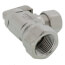 1/2" FIP x 1/2" OD Comp Angle Supply Stop, Lead Free (Chrome Plated)