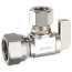 1/2" FIP x 1/2" OD Comp Angle Supply Stop, Lead Free (Chrome Plated)