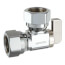 1/2" FIP x 1/2" FIP Angle Stop Valve, Lead Free (Chrome Plated)
