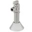 1/2" MIP x 3/8" OD Compression Angle Finishing Valve w/ 2-1/2" Ext. Lead Free (Chrome)