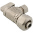 1/2" Pex Compression (5/8" OD) x 3/8" OD Compression Angle Stop Valve, Lead Free (Chrome Plated)