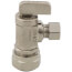 1/2" Pex Compression (5/8" OD) x 3/8" OD Compression Angle Stop Valve, Lead Free (Chrome Plated)