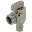 1/2" Expansion PEX x 1/2" NPSM Angle Supply Stop, Lead Free (Chrome Plated)