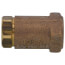 1/4" Threaded Bronze Spring Check Valve