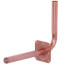1/2" Male Sweat Copper Tub Spout Elbow with Wall Block, No Lead (10" x 8")