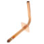 1/2" Male Sweat Copper Tub Spout Stub Out Elbow (5" x 7")