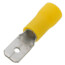 Insulated Male Slip-On Connection, 10" to 12" Wire (Pack of 50)