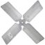 30" 4 Blade Condenser Fan Blade, CW, 27-Degree Pitch