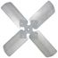 30" 4 Blade Condenser Fan Blade, CW, 27-Degree Pitch