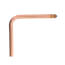 1/2" Male Sweat Copper Tub Spout Stub Out Elbow (6" x 7")
