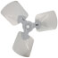 22" 3-Blade Heavy Duty Condenser Fan Blade, CW, 28-Degree Pitch