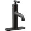 Gibson Single Handle High Arc Bathroom Faucet (Matte Black)