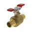 3/4" PEX x 3/4" PEX Ball Valve, T-Handle (Lead Free)