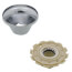 Shower WallNut Arm Adapter w/ Escutcheon (Chrome)