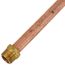 1/2" MIP Swivel Copper Shower Riser w/ 1/2" FIP Drop Ear (50" Length)
