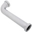 1-1/4" x 8" Slip Elbow w/ 2 nuts and 2 washers (Chrome-Plated)