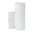 1 Light LED Small Up or Down Sconce Fixture White Finish 10W 120/277V