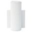 1 Light LED Small Up or Down Sconce Fixture White Finish 10W 120/277V