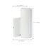 1 Light LED Small Up or Down Sconce Fixture White Finish 10W 120/277V