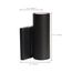 1 Light LED Small Up or Down Sconce Fixture Black Finish 10W 120/277V