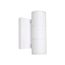2 Light LED Small Up and Down Sconce Fixture White Finish 10W 120/277V