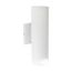 2 Light LED Large Up and Down Sconce Fixture White Finish 20W 120/277V