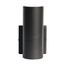 1 Light LED Large Up or Down Sconce Fixture Black Finish 10W 120/277V