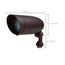 LED Landscape Flood 6W Dark Gray Finish