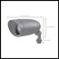 LED Landscape Flood 9W Light Gray Finish