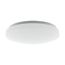 14" Acrylic Round Flush Mounted LED Light Fixture CCT Selectable w/ Microwave Sensor White Finish 120V