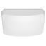11" Flush Mounted LED Fixture CCT Selectable Square White Acrylic