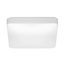 14" Flush Mounted LED Fixture CCT Selectable Square White Acrylic