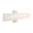 Bend LED Large Vanity Brushed Nickel Finish w/ White Acrylic