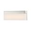 Jackson LED Small Vanity Brushed Nickel Finish w/ White Acrylic