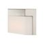 Jackson LED Small Vanity Brushed Nickel Finish w/ White Acrylic