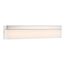 Jackson LED Medium Vanity Brushed Nickel Finish w/ White Acrylic