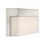 Jackson LED Medium Vanity Brushed Nickel Finish w/ White Acrylic