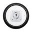 11" LED Flush Dome Fixture Mahogany Bronze Finish w/ Frosted Glass